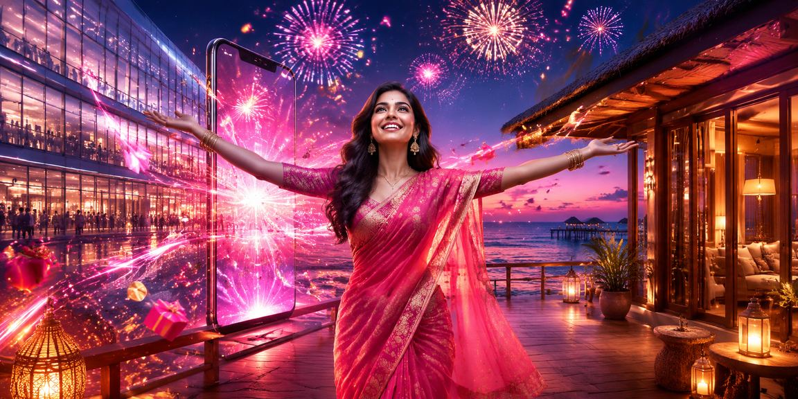 সেন্ট মার্টিন সমুদ্র সৈকতে মোবাইল পেমেন্ট করছেন এক ব্যবহারকারী